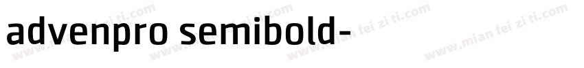 advenpro semibold字体转换